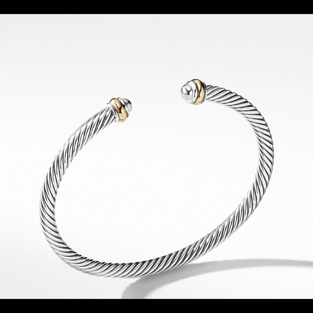Cable Classic Collection Bracelet with 18K Gold